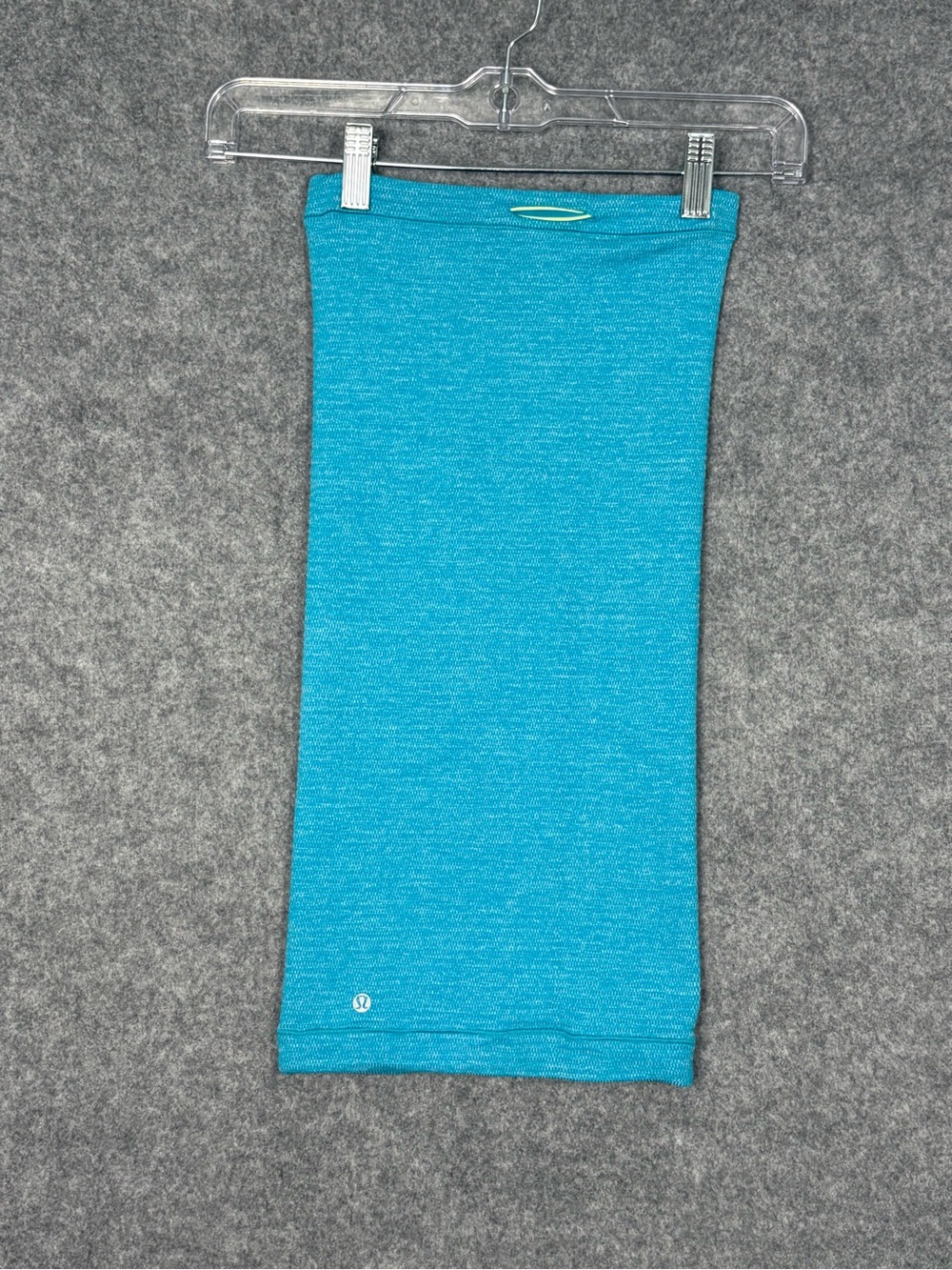 Lululemon Teal Blue Knit Neck Warmer Gaiter